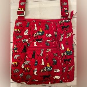 Vera Bradley holiday cats hipster New